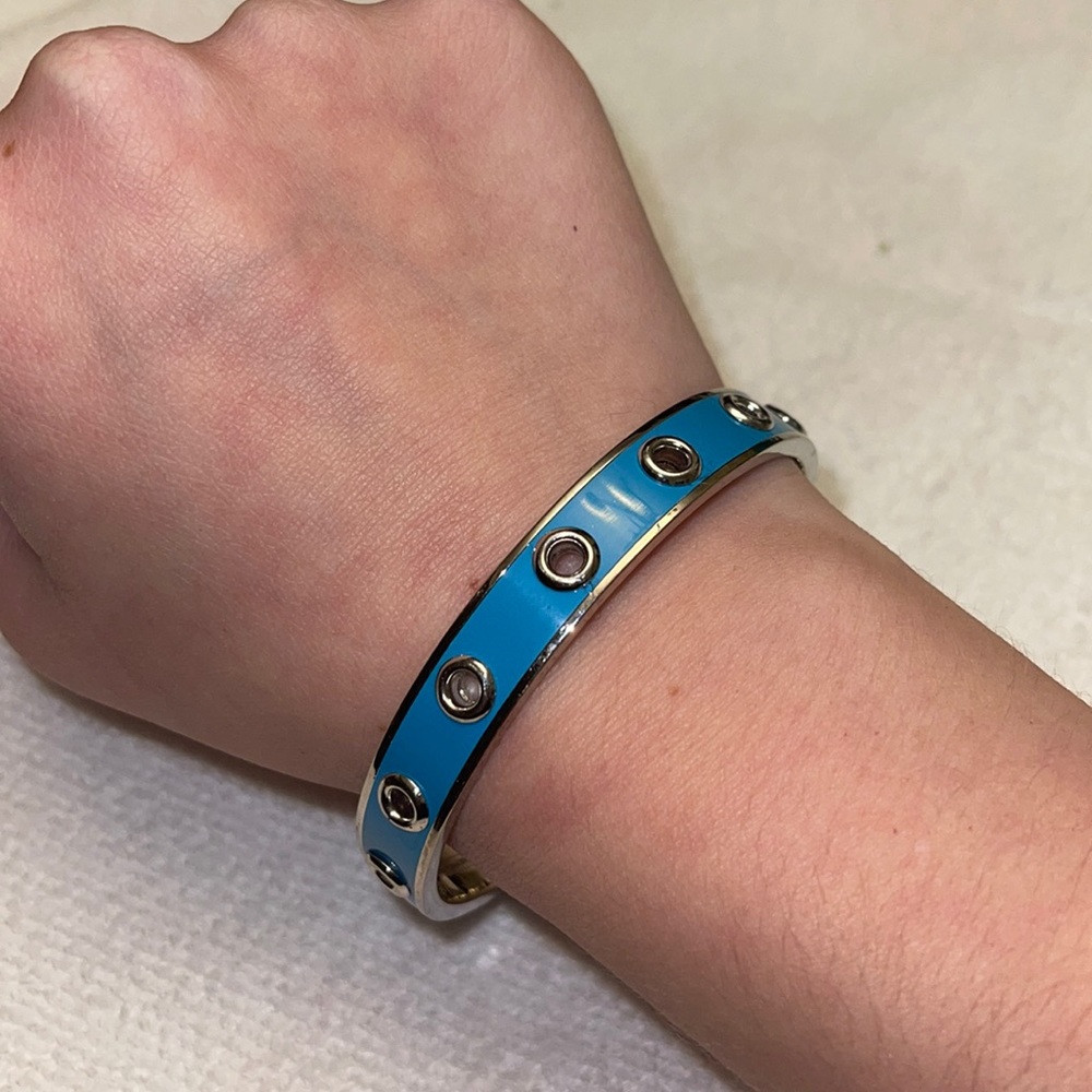 Coach Blue Bangle Bracelet